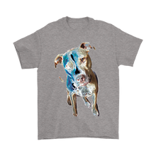 Colored Neon Pitbull Tee Dog T Shirt