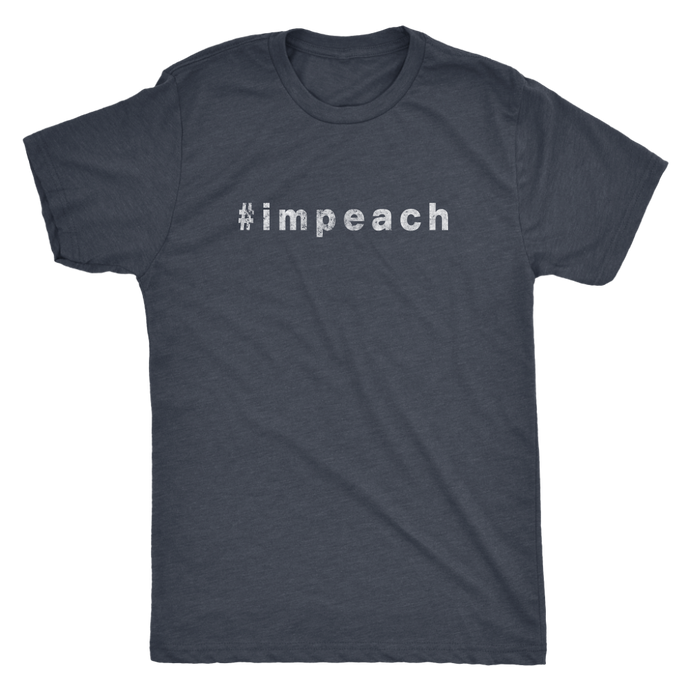 #Impeach Anti-Trump Not my President Men's T-Shirt