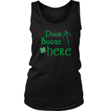 Pour Booze Here St. Patrick's Day Tank Top